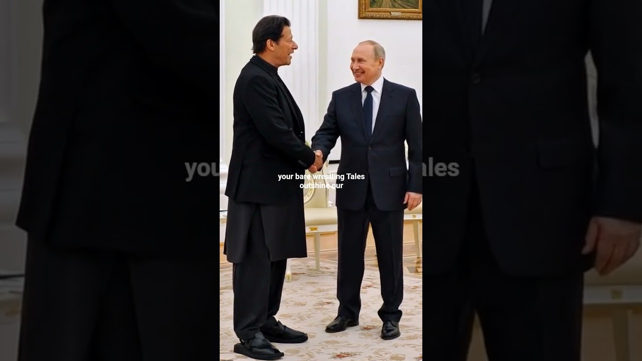 Imran Khan and Russia president 🇵🇰🇷🇺 #putin #russia #pakistan #ptiofficial #trending #shorts #video