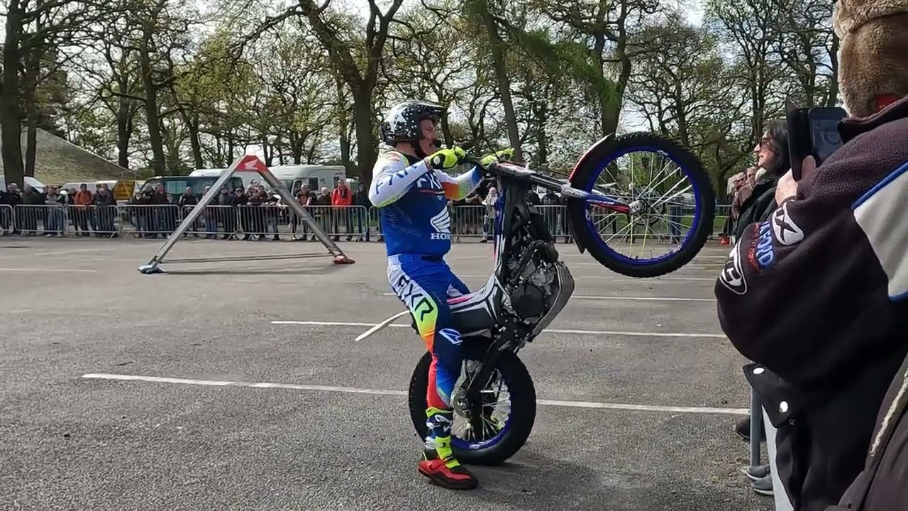 Steve Colley exhibition at the Staffordshire Bike Show, April 2024.