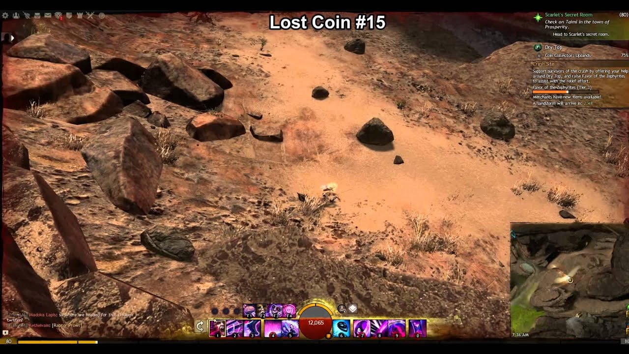 GW2 Coin Collector Uplands Dry Top Achievement Guide