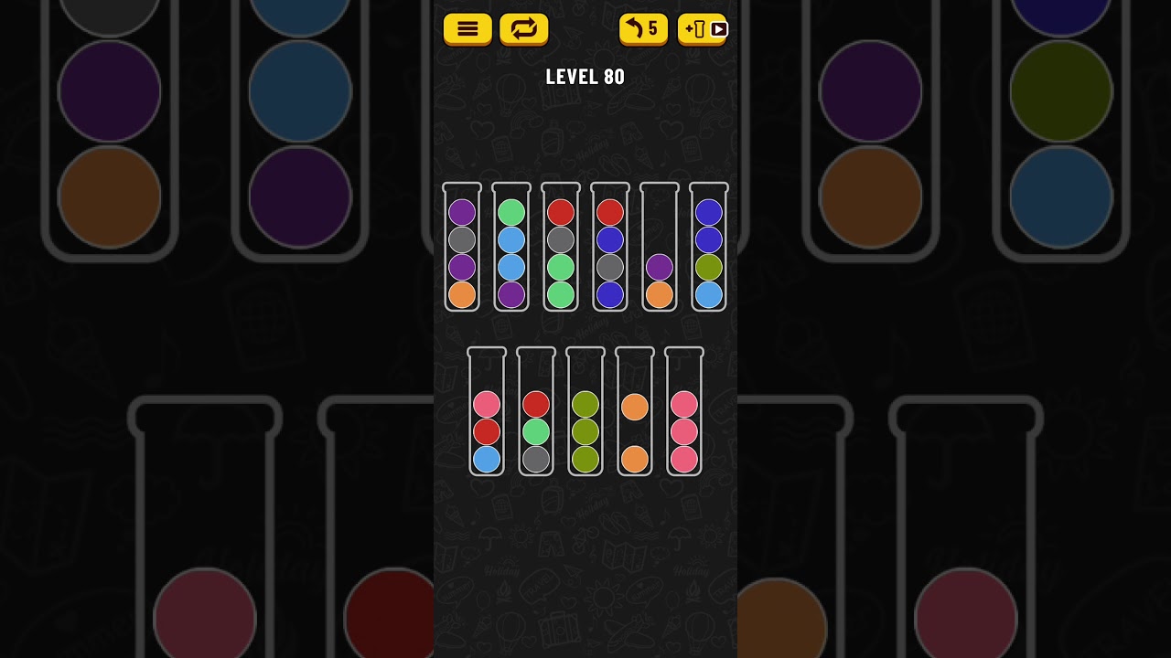 Ball Sort Puzzle Level 80