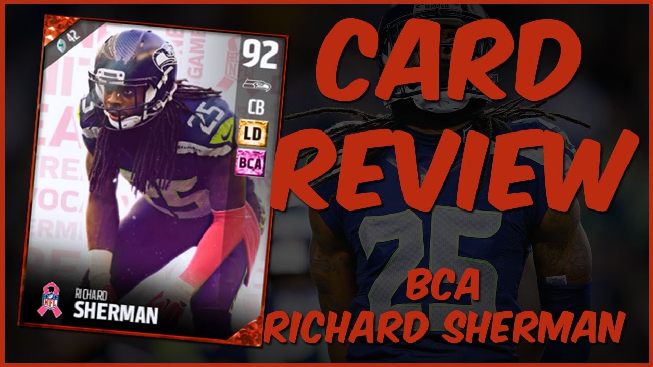 MUT 17 Card Review | BCA Richard Sherman Gameplay + Card Review