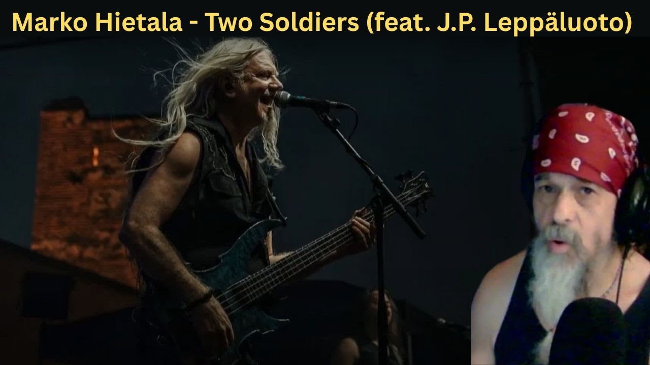BEAUTIFUL SONG! -(REACTION)- Marko Hietala - Two Soldiers (feat. J.P. Leppäluoto) -2025 -Lyric Video