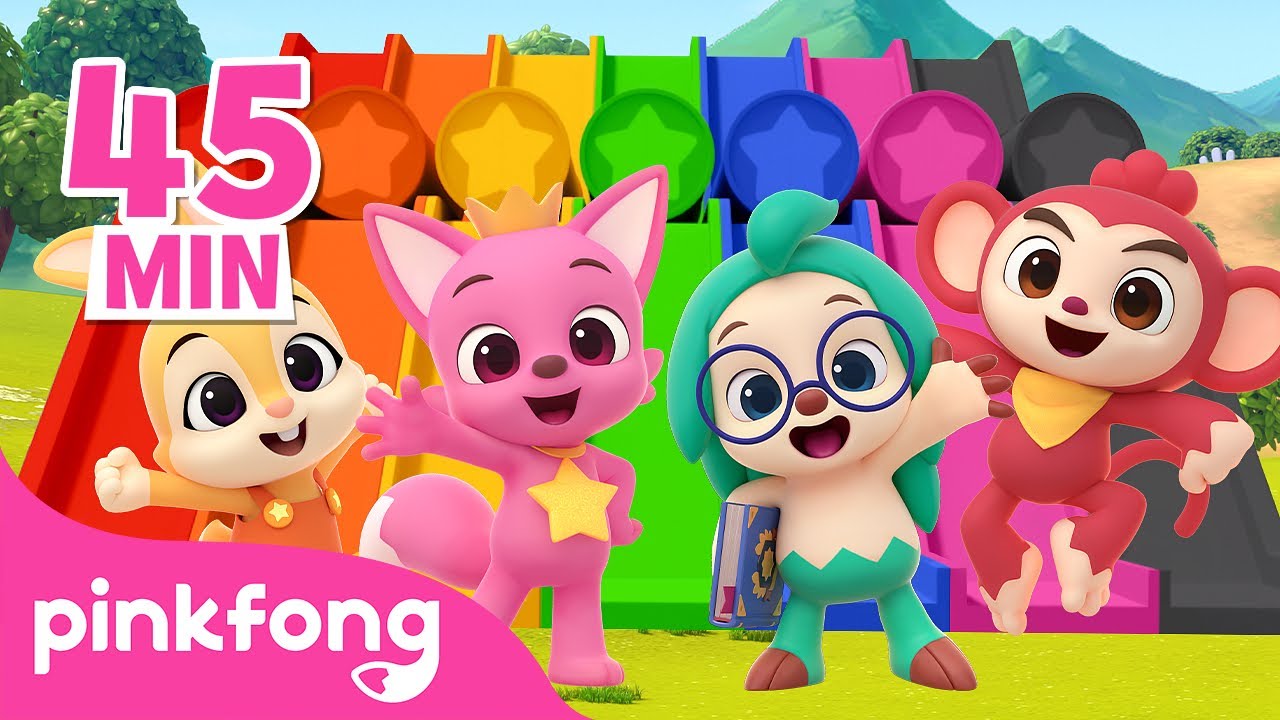 [ALL] Belajar Warna bersama teman-teman | Warna warni untuk anak | Pinkfong Baby Shark