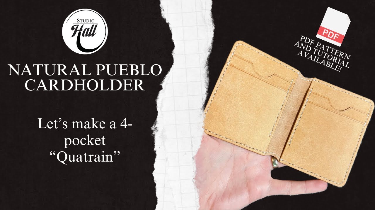 Crafting a Custom Quatrain Leather Cardholder [PDF Pattern]