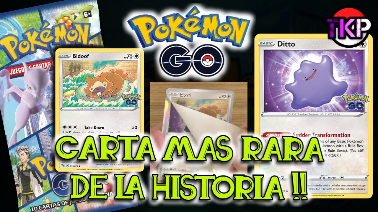 La Carta Pokemon MAS RARA DE LA HISTORIA !! POKEMON GO TCG
