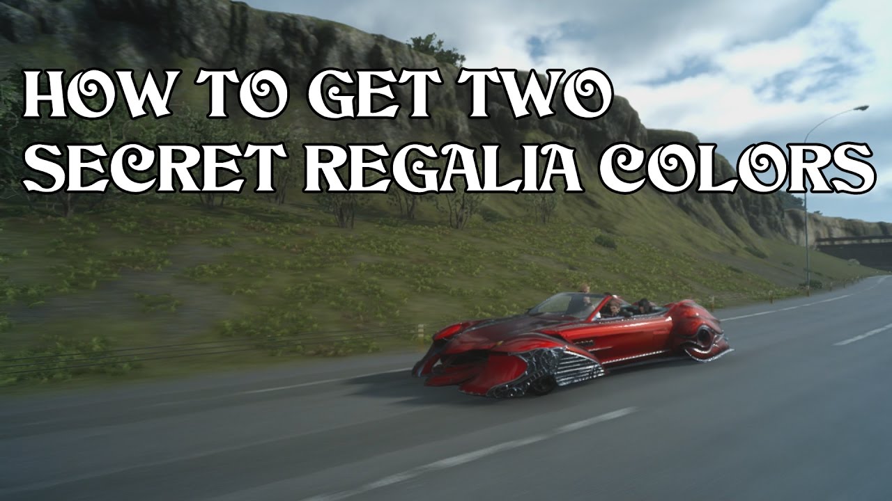 FINAL FANTASY XV - 2 Secret Car Colors (Guide)