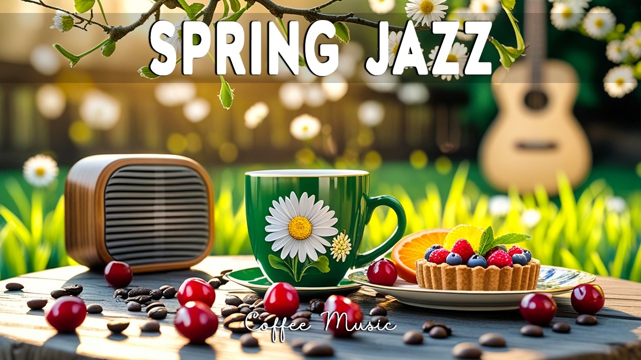 Sweet Spring Morning Jazz ☕ Smooth Coffee Jazz & Bossa Nova Instrumental for Study Work & Relaxation