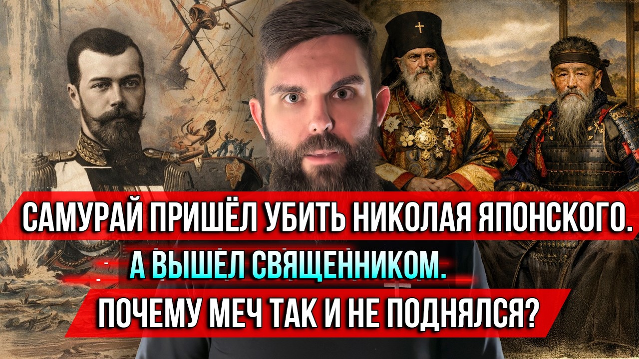 ❗️Самурай пришёл убить Николая Японского. А вышел священником. Почему меч так и не поднялся?