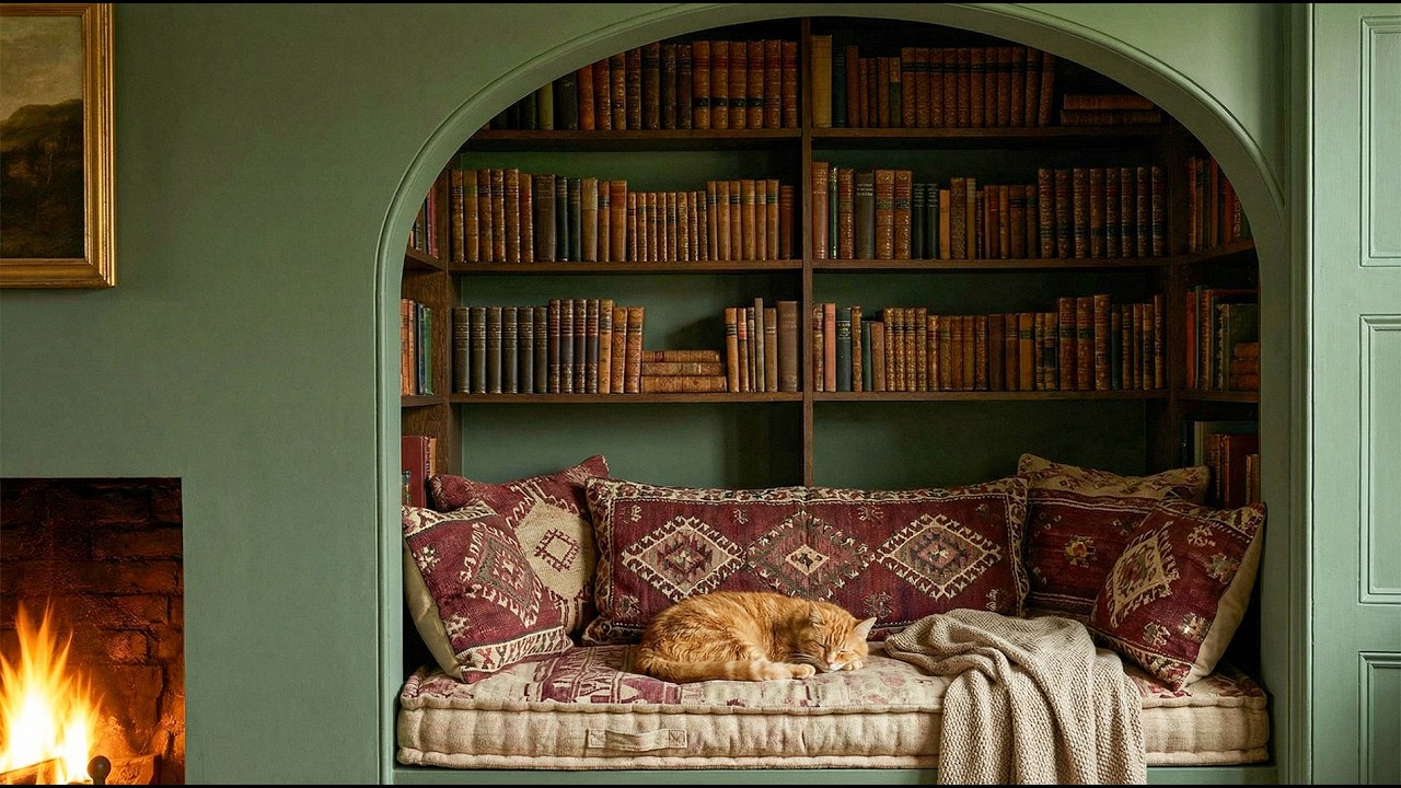Come Home — A Cozy English Cottage Tour with a Ginger Cat Guide 🐱 #cottagecore #asmr