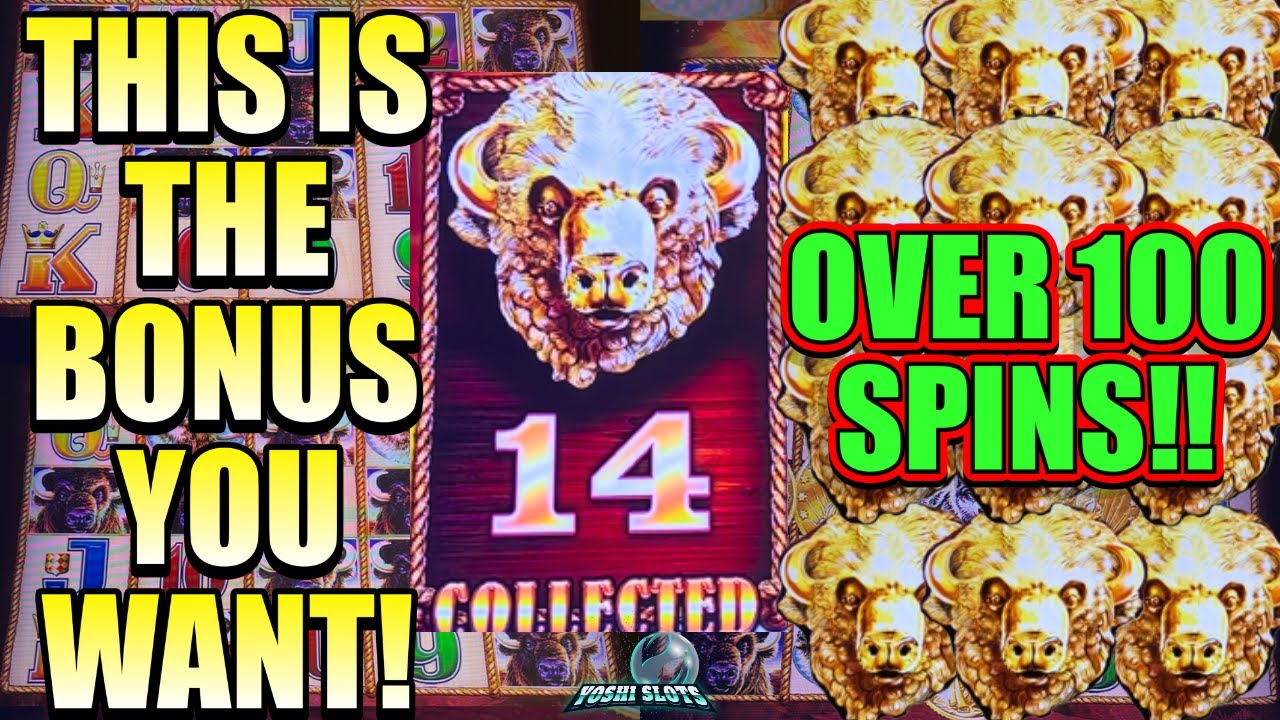 THIS BONUS WAS INSANE!!! OVER 100 SPINS!!! MASSIVE WIN!! | On Buffalo Gold Collection