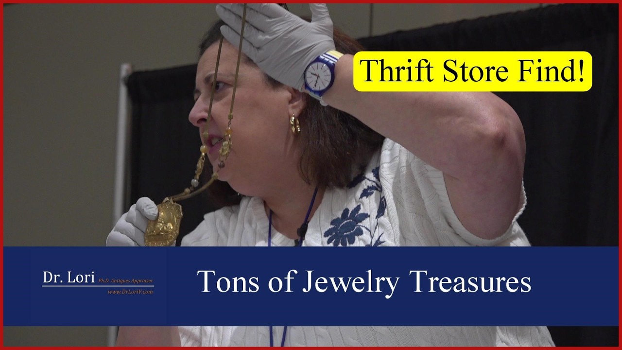 Thrift Store Score! Vintage, Designer & Costume Jewelry, Ivory Cameo, Earring Treasures by Dr. Lori