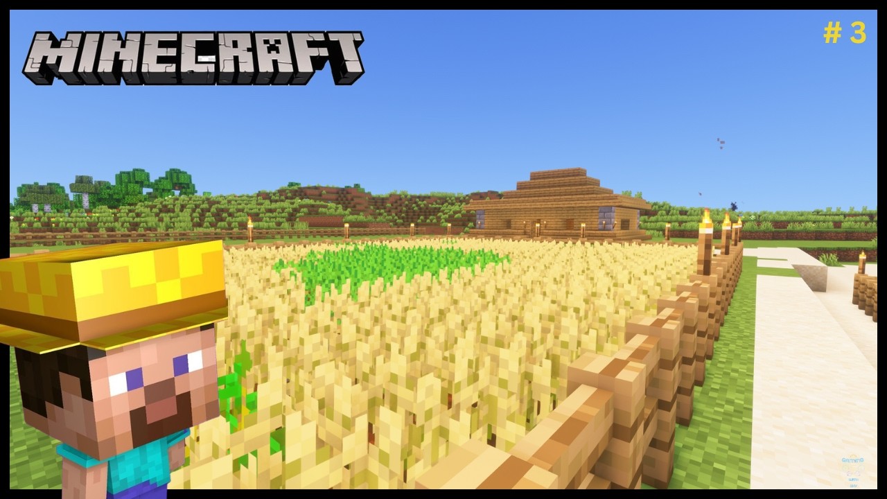 Let's Make Our First Farm | Minecraft Survival Series Episode 3