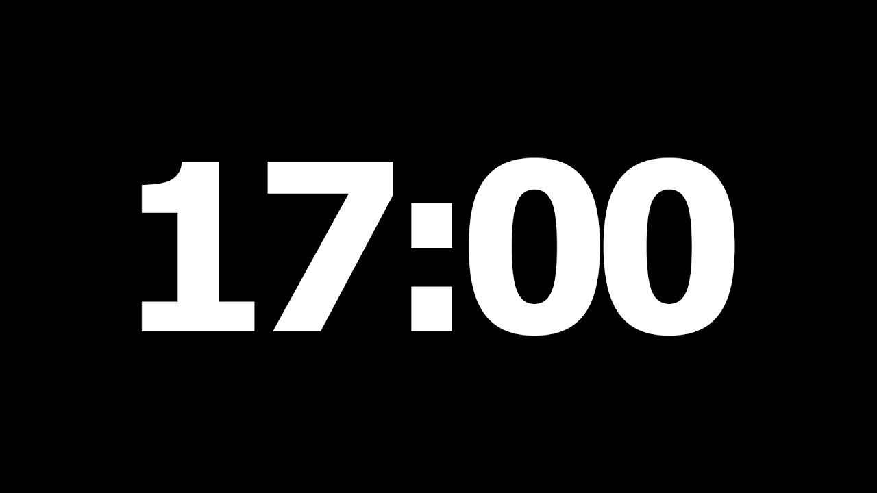17 Minute Countdown Timer