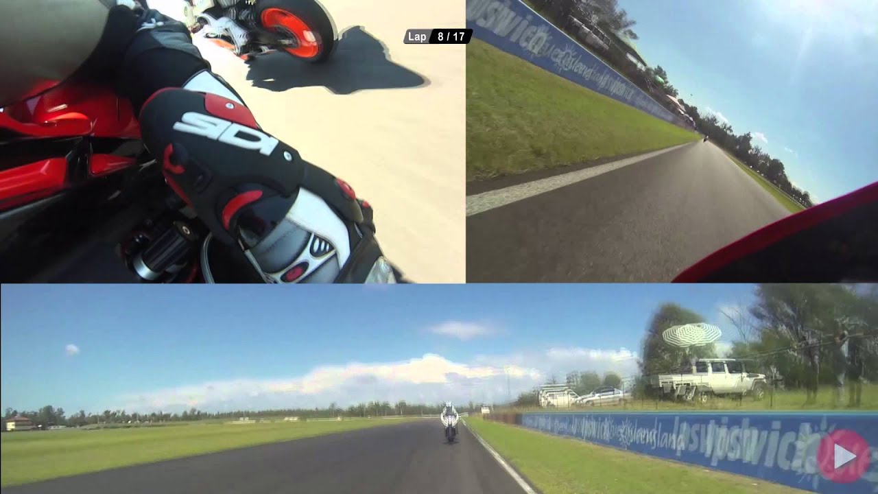 ASBK Supersport - QLD Raceway Onboard Triumph 675R Crash Sam Lambert