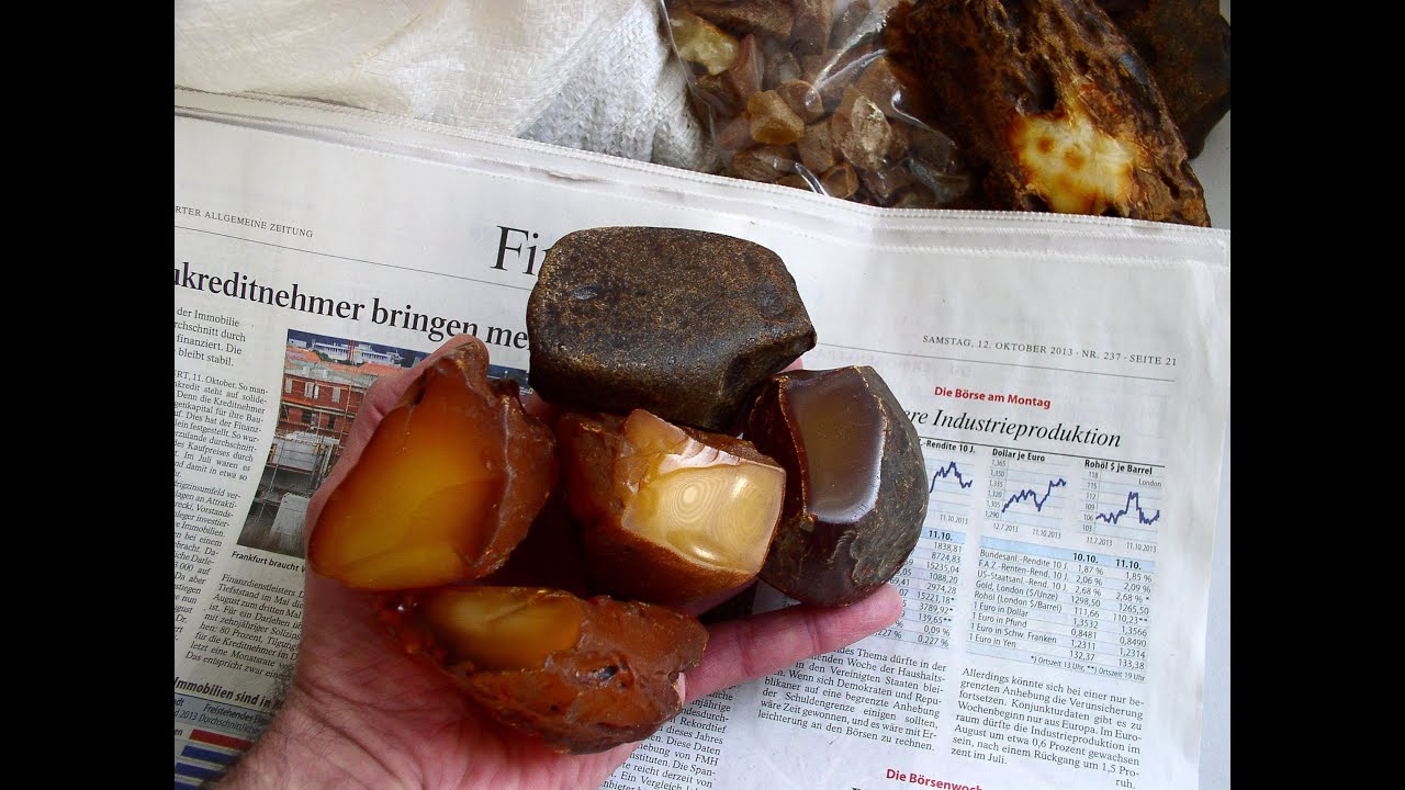 Genuine amber? Natural raw amber simple test