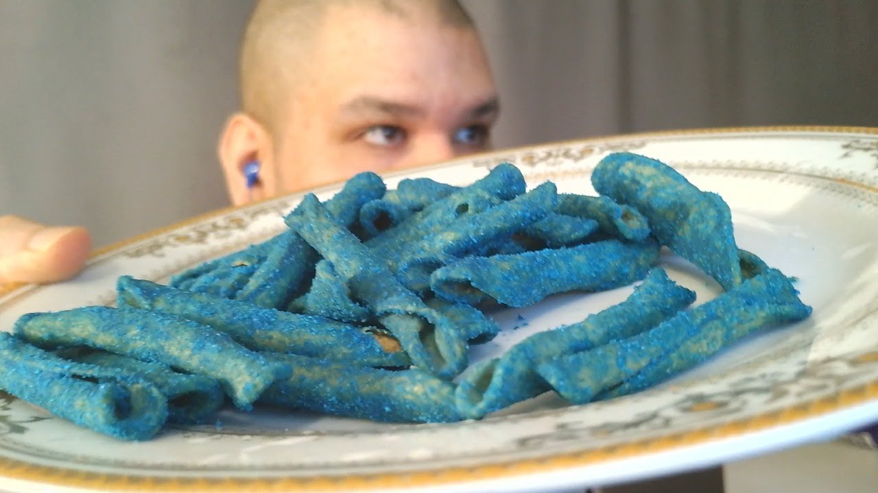 Asmr Trying Takis Blue Heat  First Time