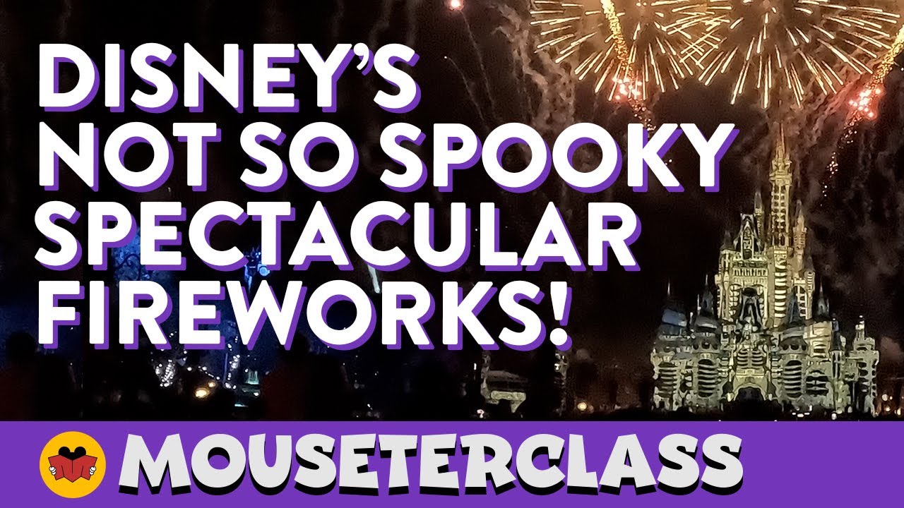 Disney's Not So Spooky Spectacular 2024 Full Fireworks Show! #Mouseterclass
