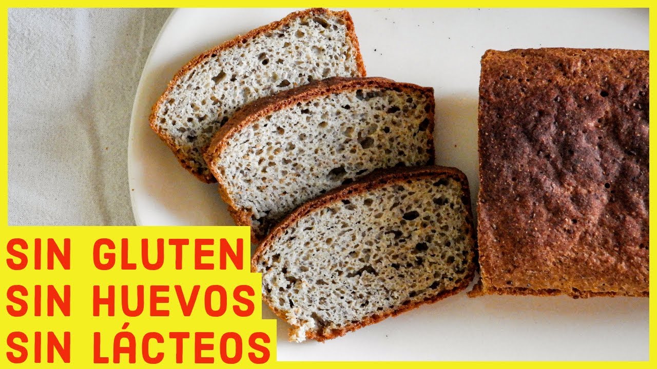 Pan de molde sin gluten, sin lactosa y sin huevos  🔰  [vegano y para principiantes]