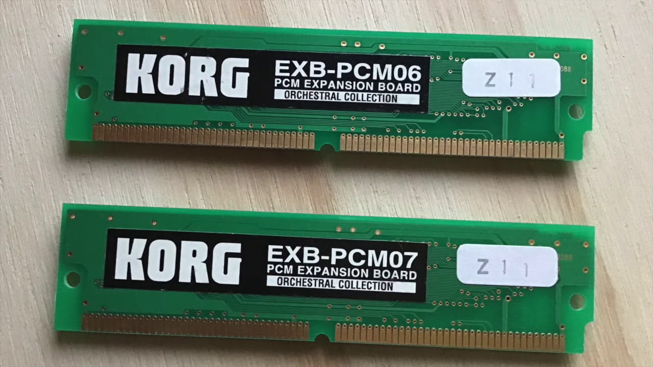 Korg EXB PCM 06:07 Orchestral Collection