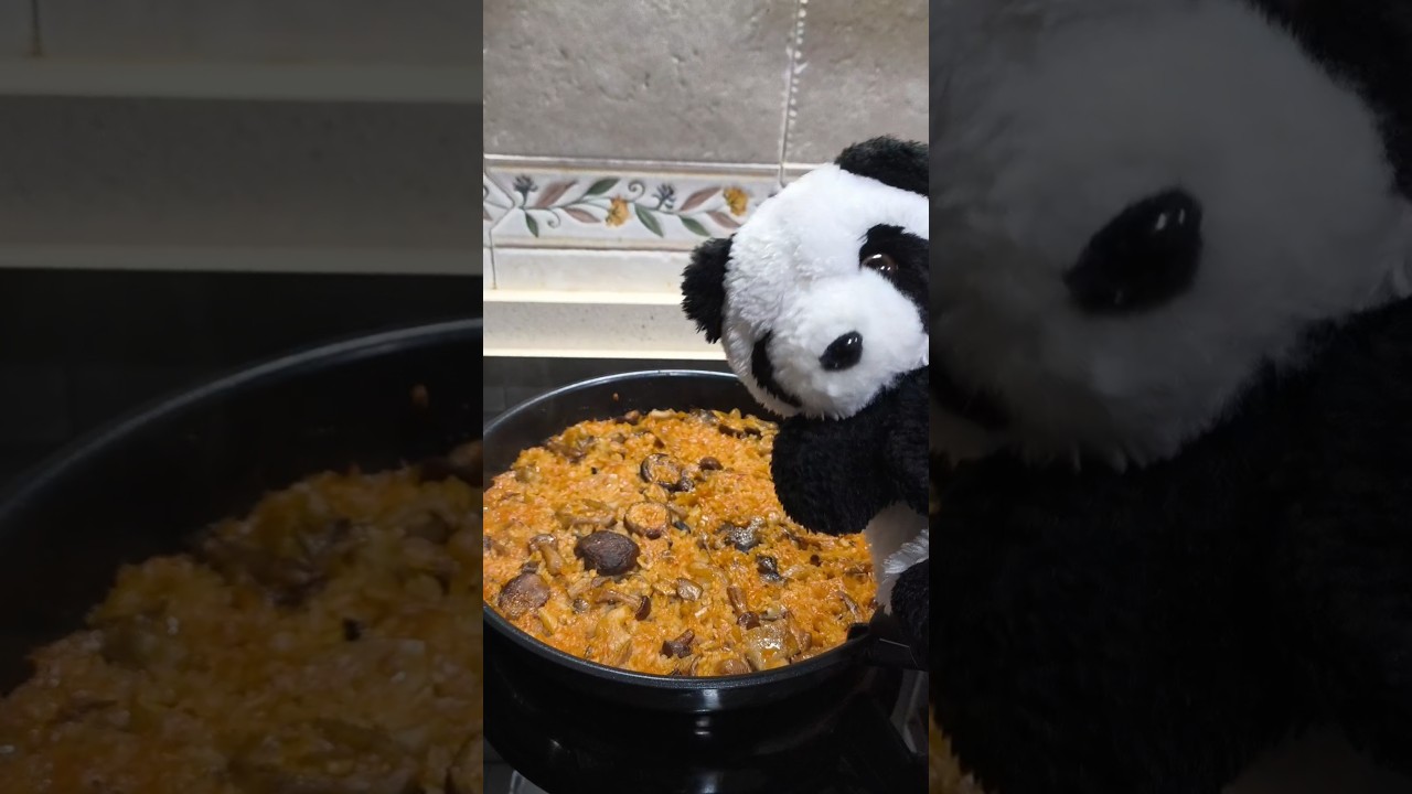 Receta de arroz con setas al horno 