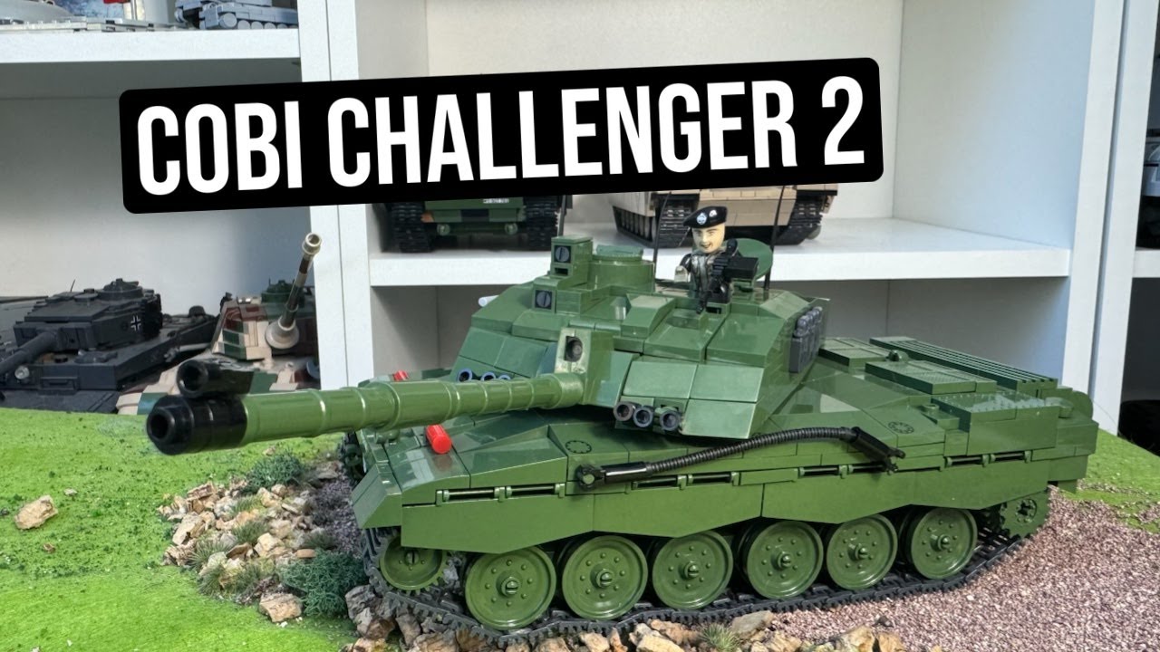 Обзор танка Cobi Challenger 2 - тяжелая броня в сборке.