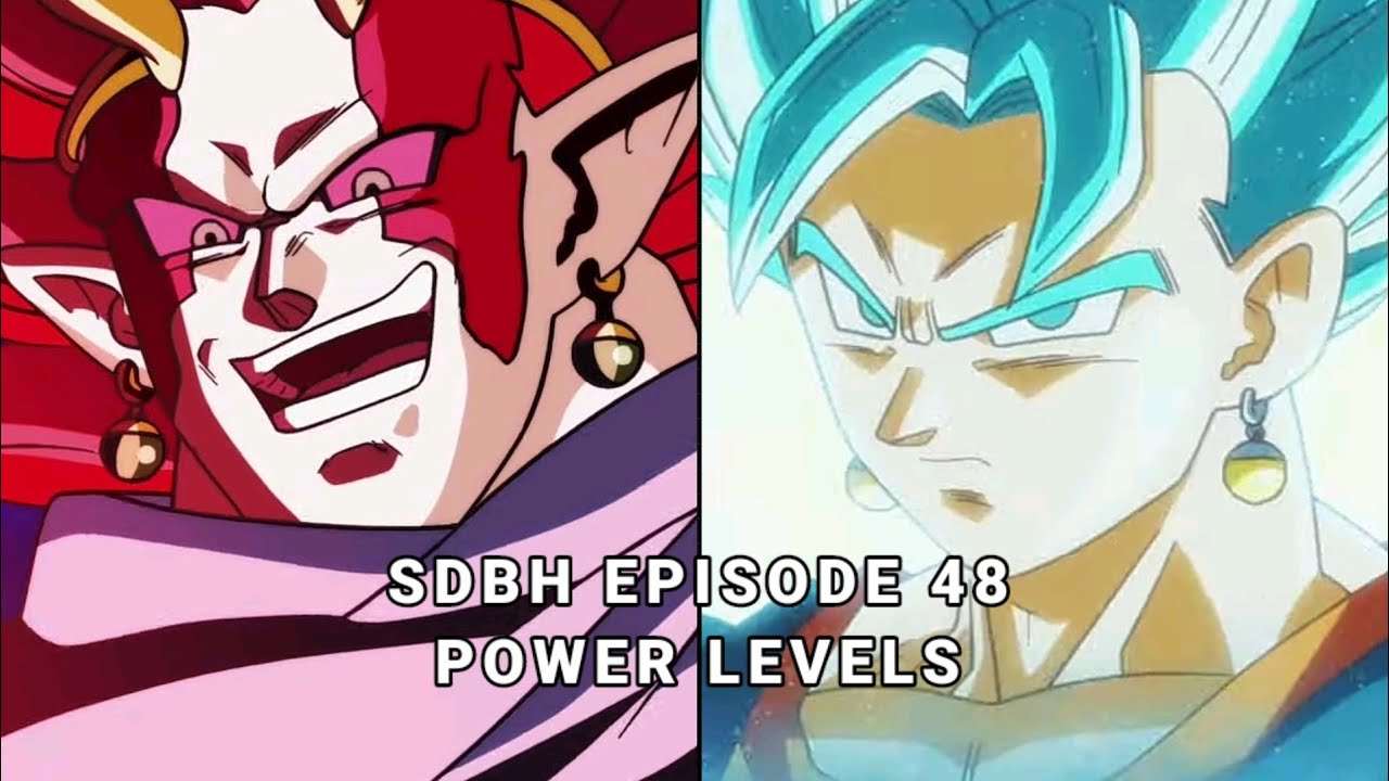 Super Dragon Ball Heroes Episode 48 Power Levels