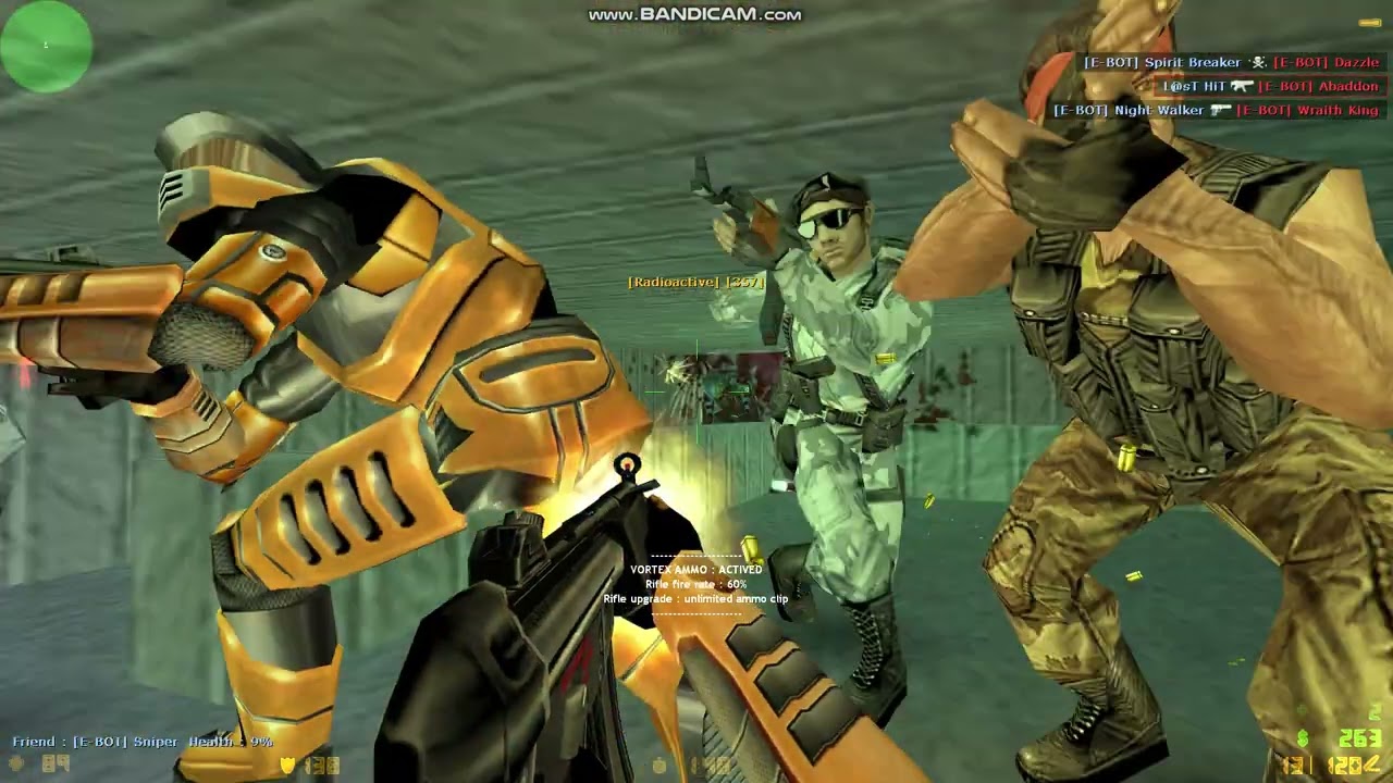 Counter-Strike Zombie Mode | zm_balkan | Vortex Ammo + HEV Suit | ZP Biohazard