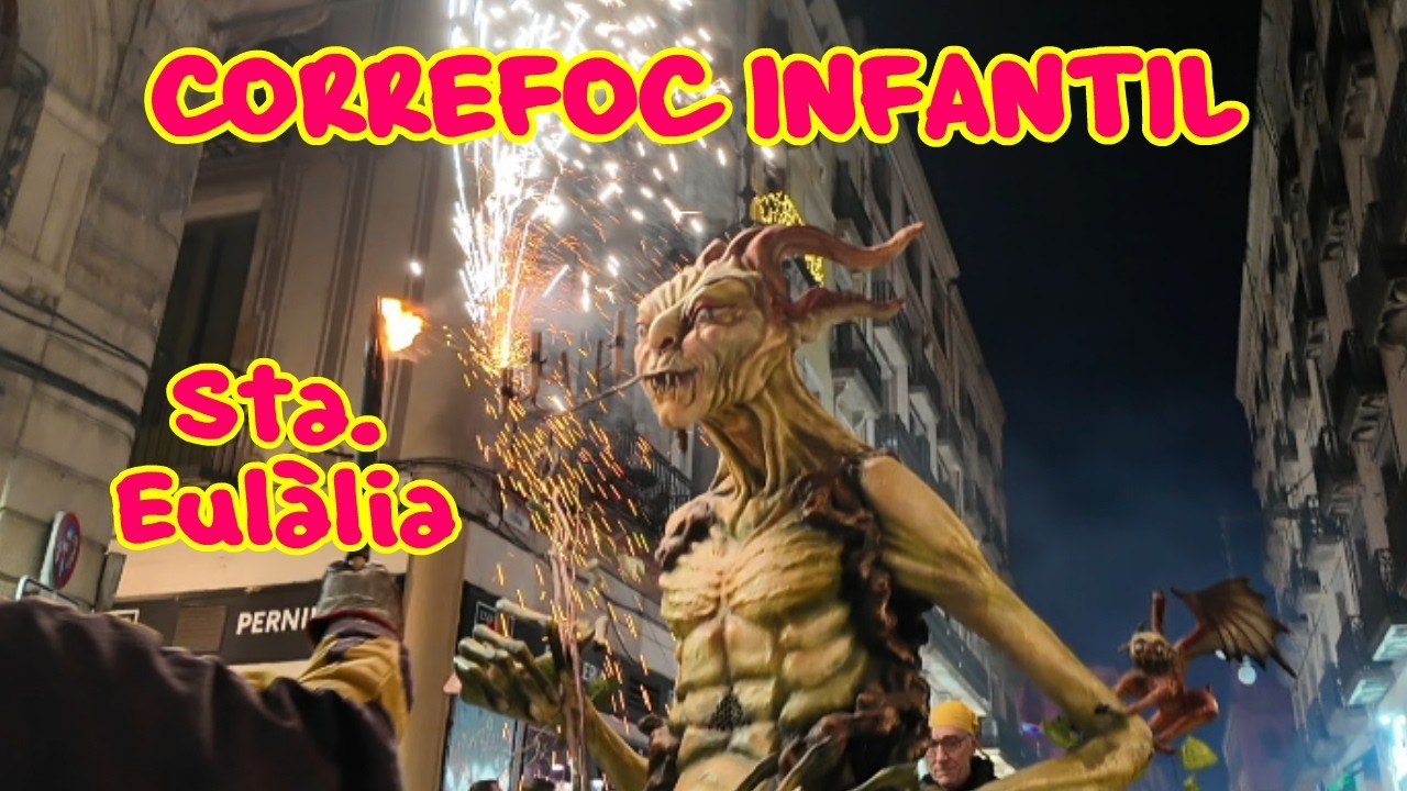 Correfoc infantil Festes de Santa Eulàlia.