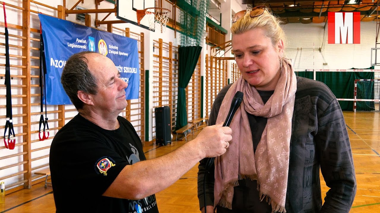 Małgorzata Glinka-Mogentale w SP8 w Legionowie