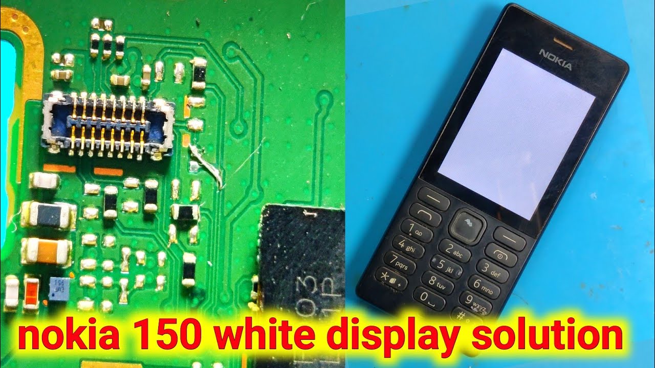 Nokia 150 RM-1190 White Display Solution