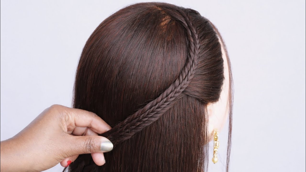 Stylish Braid Hairstyle For Girls | Easy & New Hairstyle | Simple Open Hairstyle for Girls