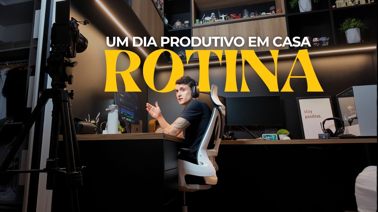 Um dia produtivo em casa | Rotina de um jovem empreendedor