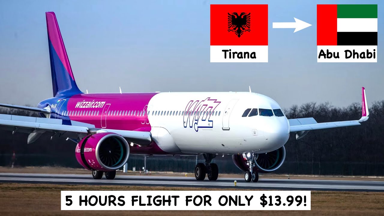 Wizz Air - Тирана 🇦🇱 - Абу-Даби 🇦🇪