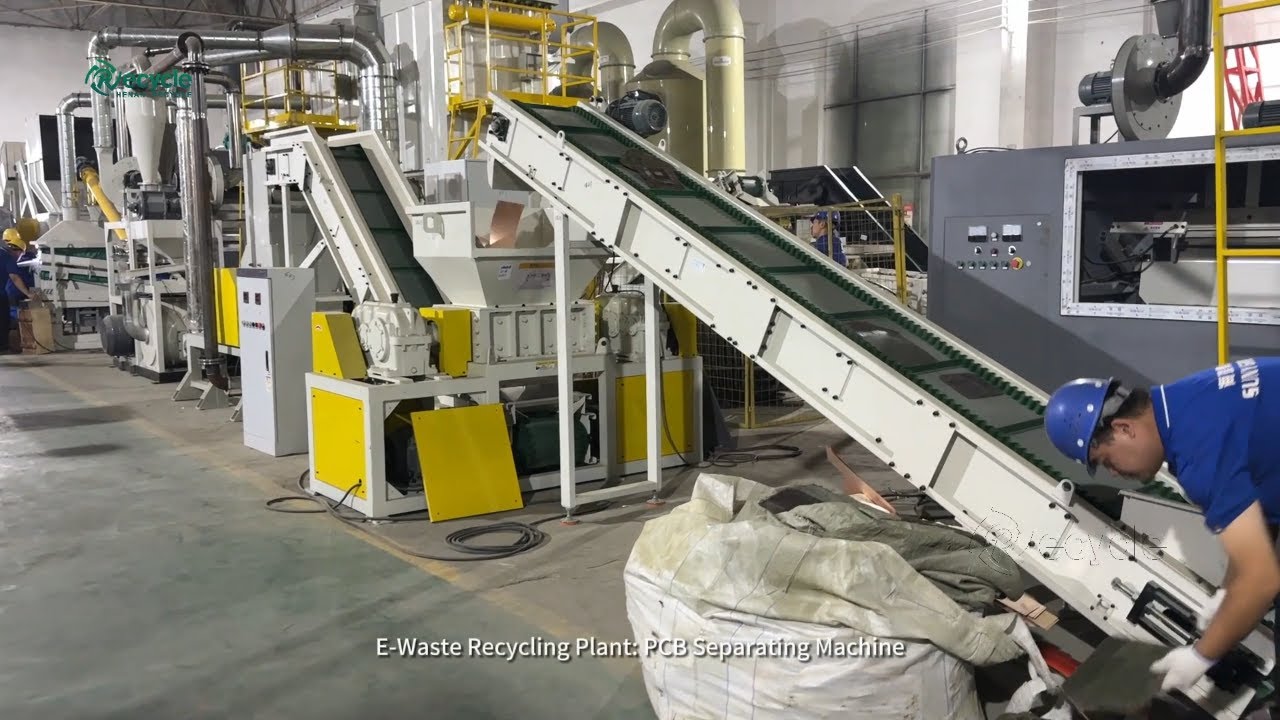 How to Turning PCB Into Recycled Copper | Electronic Waste Recycling Plant