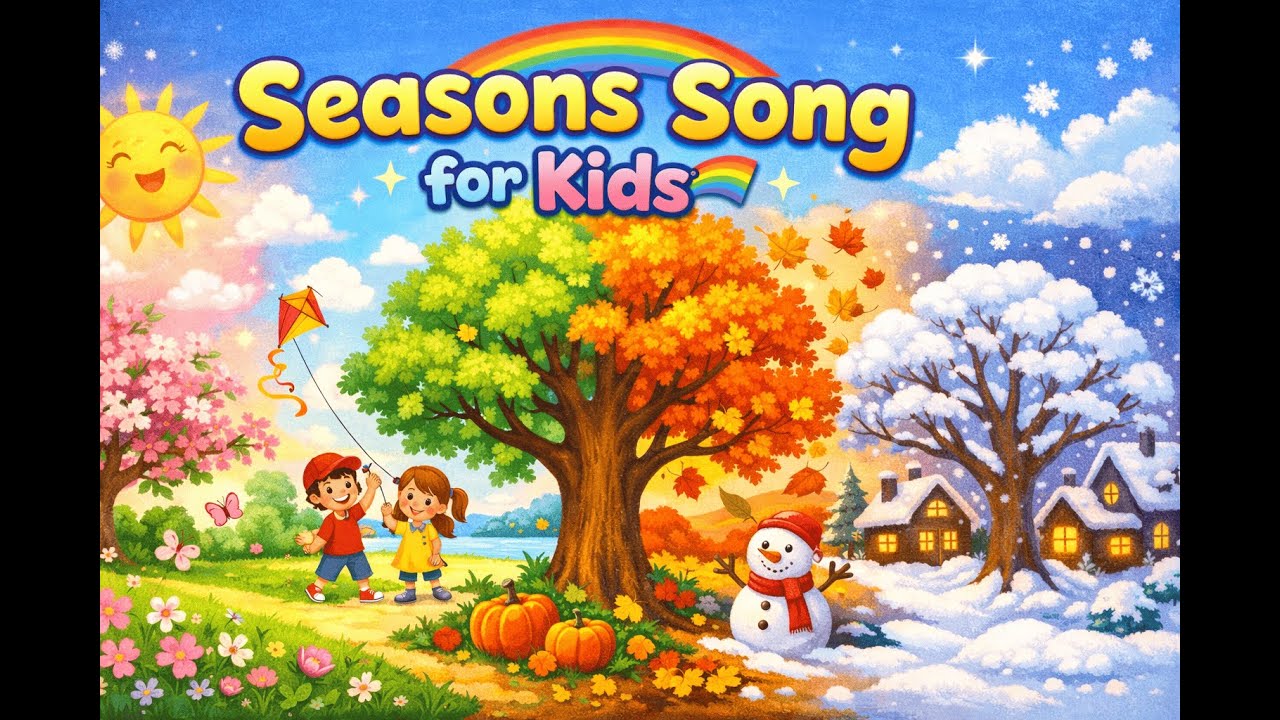 The Seasons’ Little Parade 🌸☀️🍂❄️