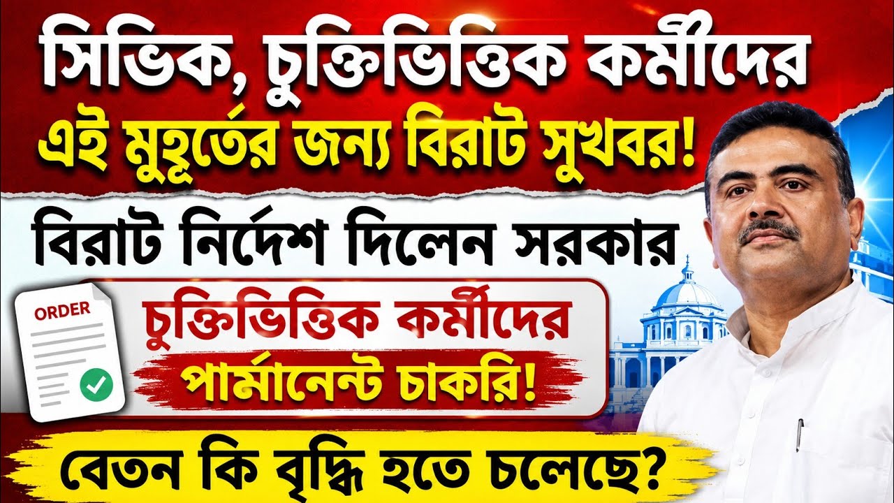 Big instructions from the state government for contractual employees | Contractual Employees Sala...