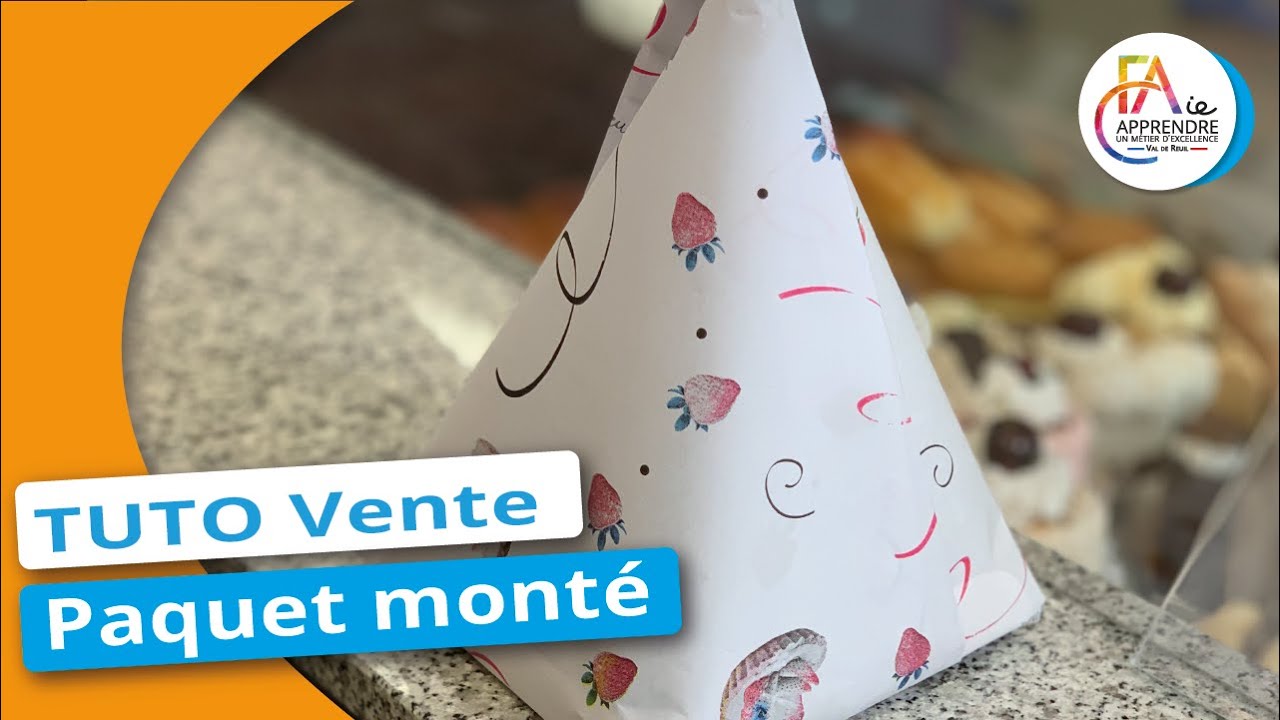 Tuto Vente 🛍 Réalisation d'un paquet monté 🎁