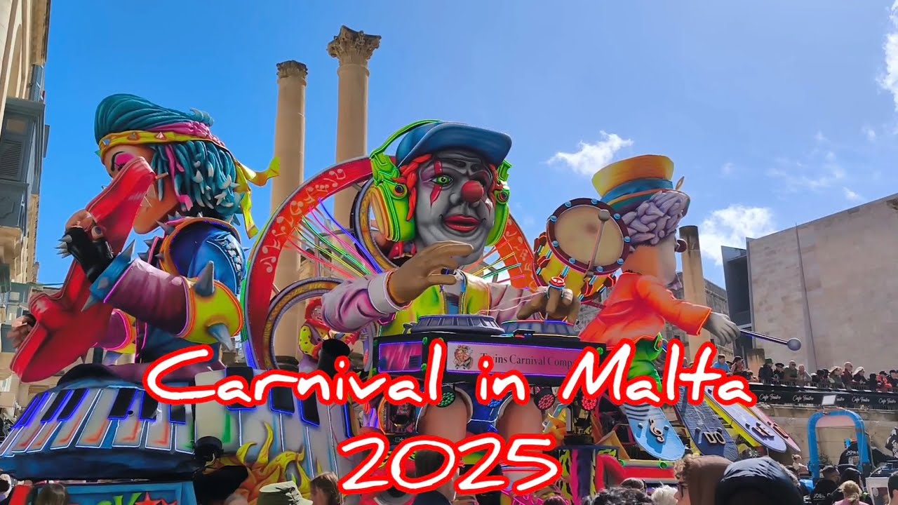 Carnival in Malta/Karnival ta Malta ( Valletta ) 2025 🇲🇹