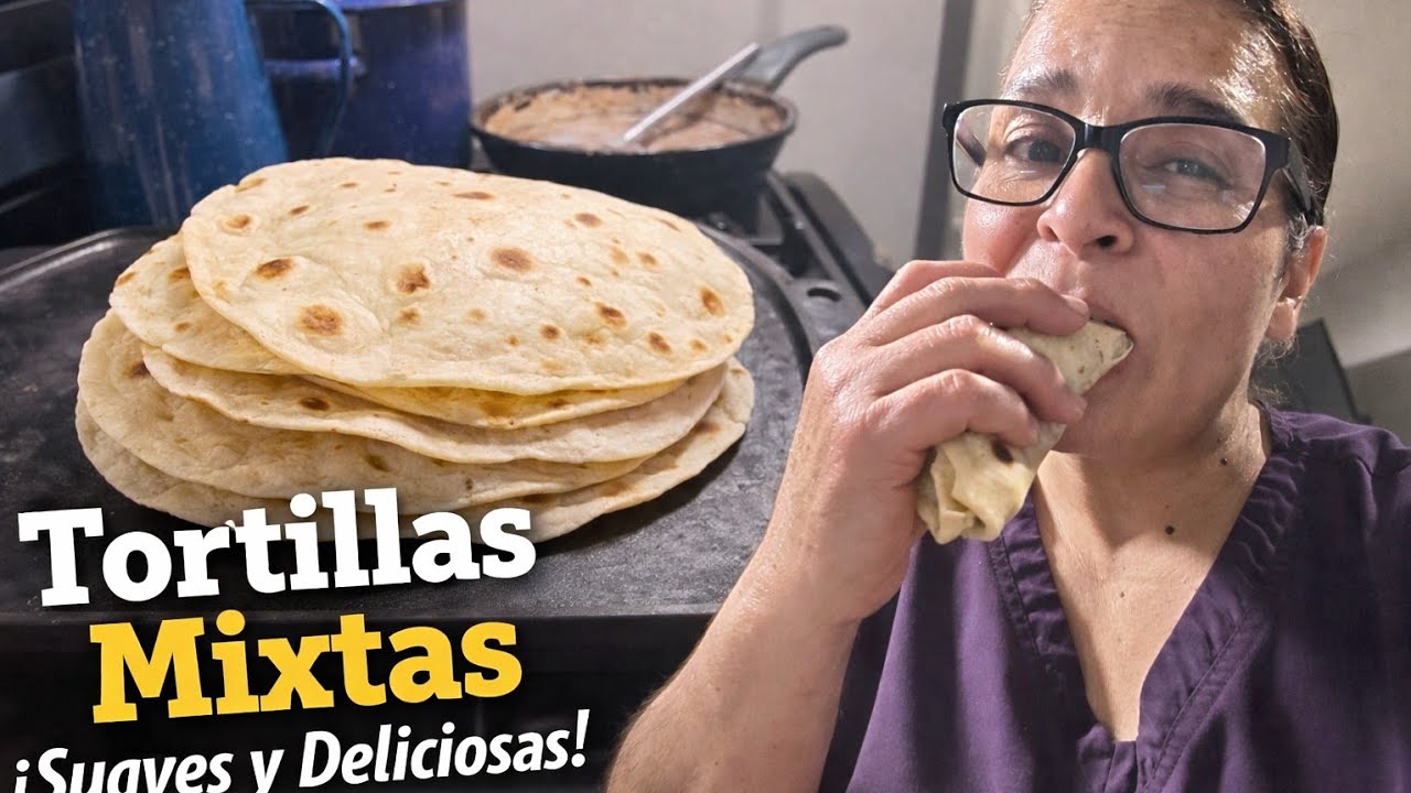 LAS TORTILLAS FAVORITAS DE MI FAMILIA | TORTILLAS MIXTAS CASERAS ♥️😋