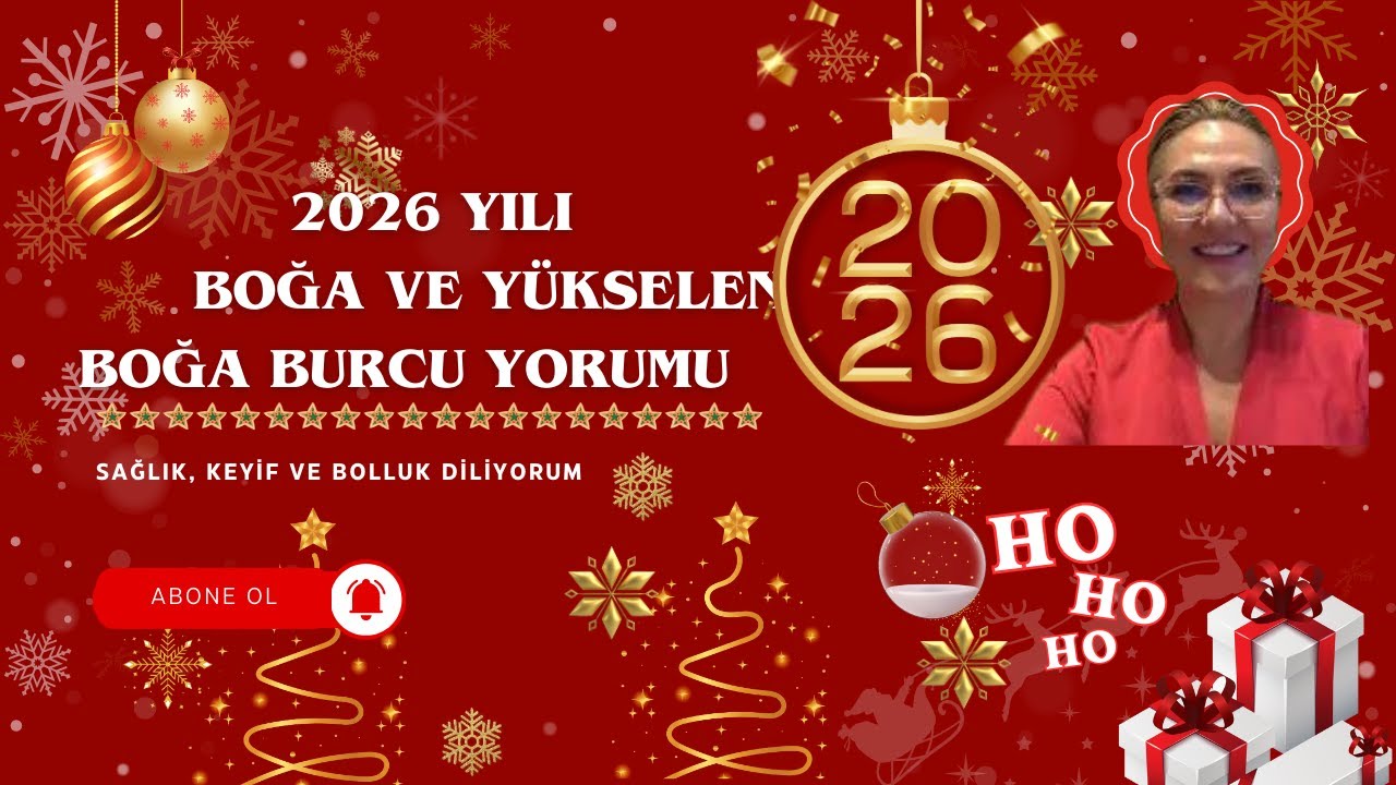 BOĞA  VE YÜKSELEN BOĞA BURÇLARI HAZIR OLUN ! 2026 DA TÜM HAYATINIZ DEĞİŞEBİLİR.KARMANIN YILI .
