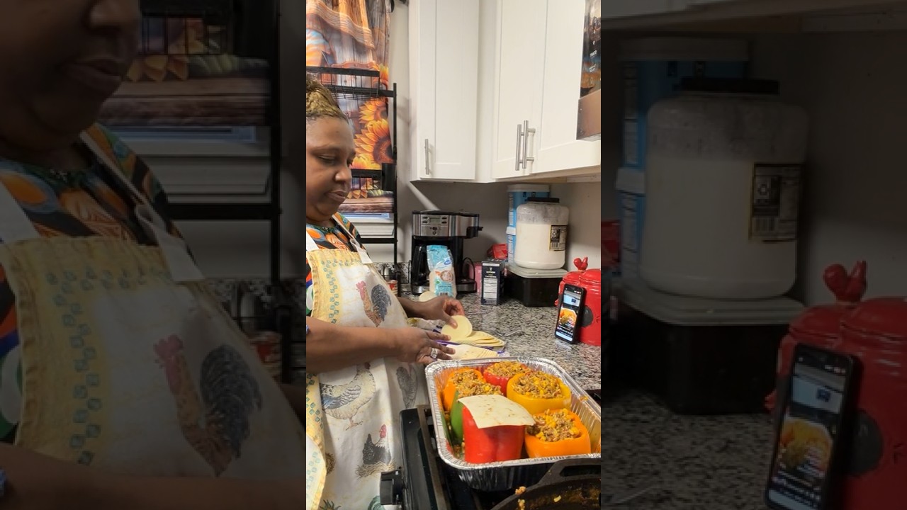 Let’s cook still bell pepper glass