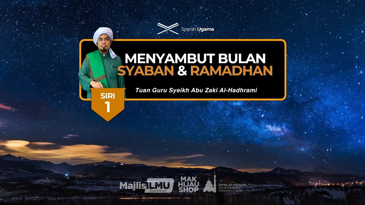 Siri 1 : Menyambut Bulan Syaban & Ramadan  - TG Syeikh Abu Zaki Al-Hadhrami#fypyoutube #malaysia