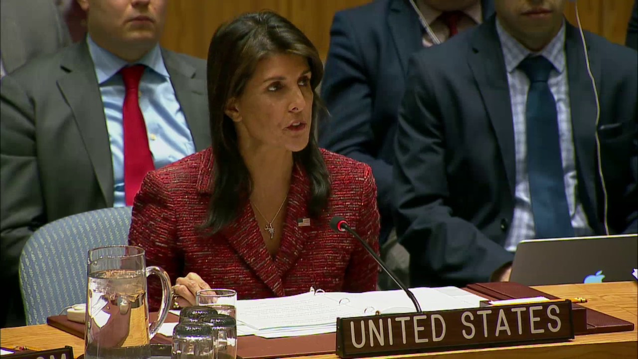Before Vote on UNSC Draft Resolution on Use of Chemical Weapons in Syria