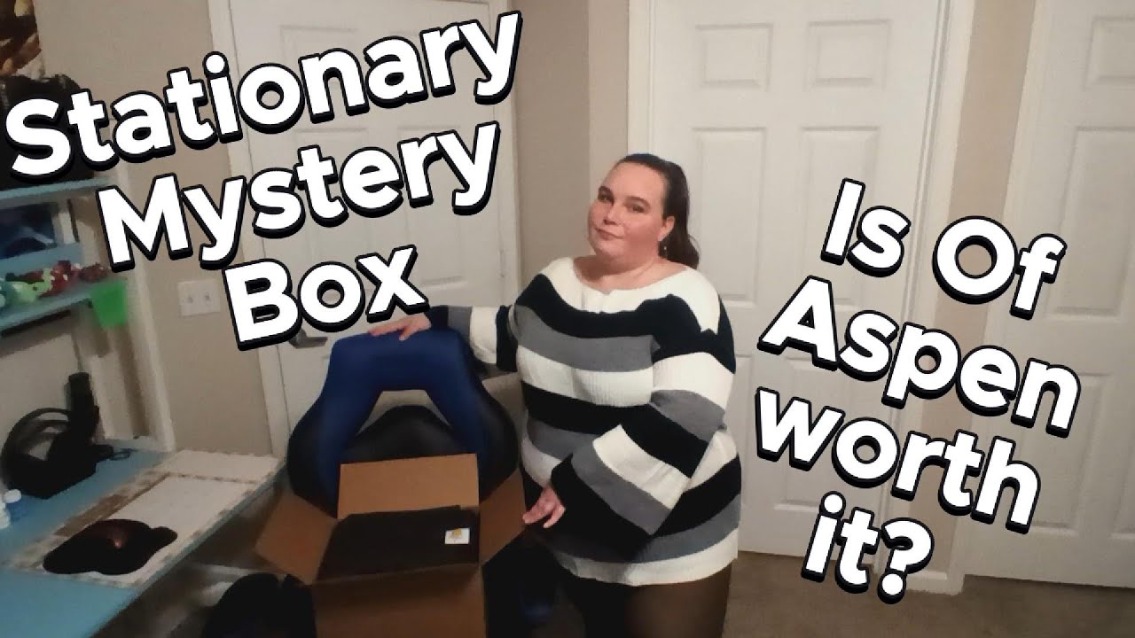 $300 Stationary Mystery Box Unboxing | Of Aspen Winter Lodge Mystery Bundles & Mystery Pen Packs