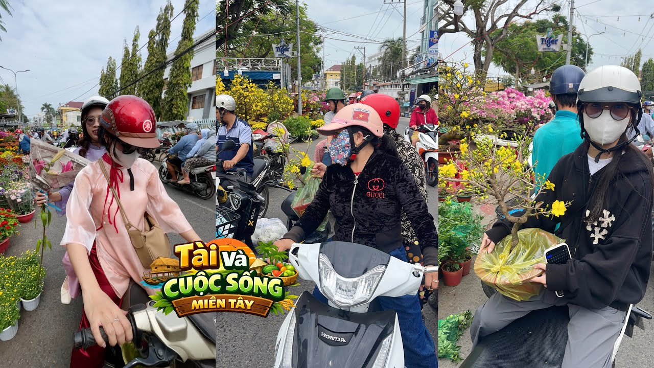 Đại hạ giá chợ hoa tết Long Xuyên 2026 