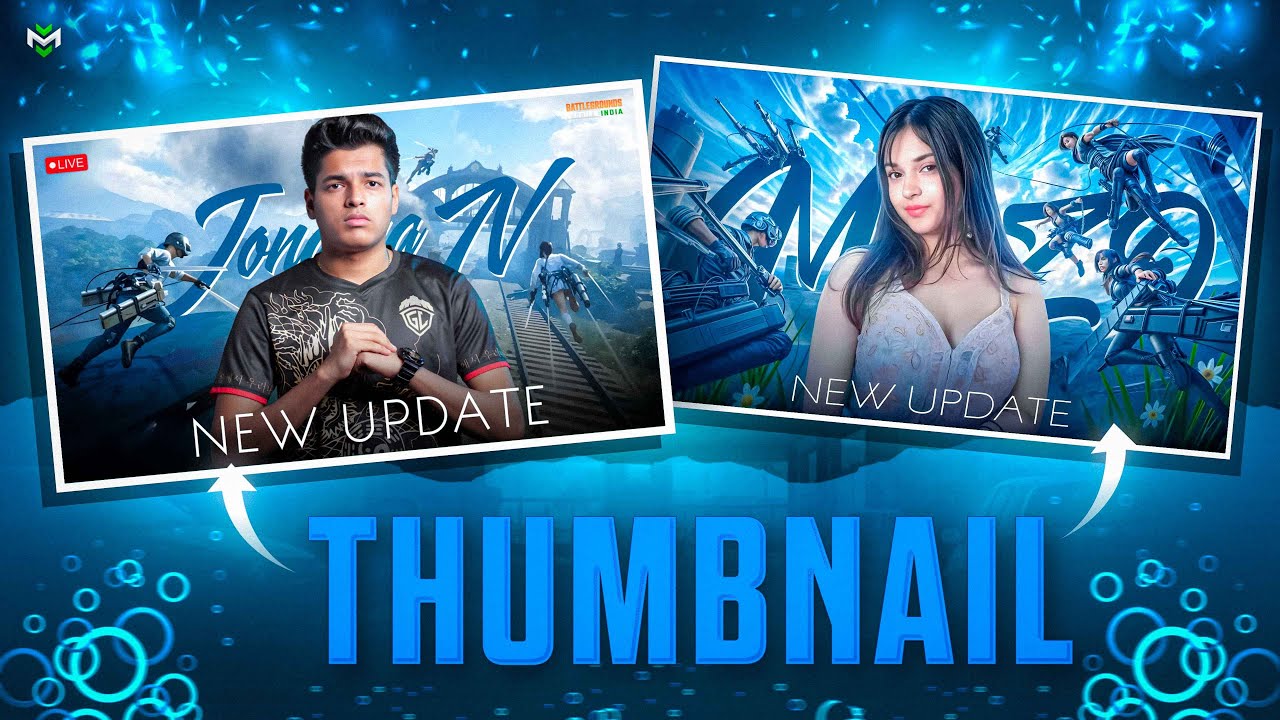 Make this new Bgmi 3 8 update thumbnail tutorial