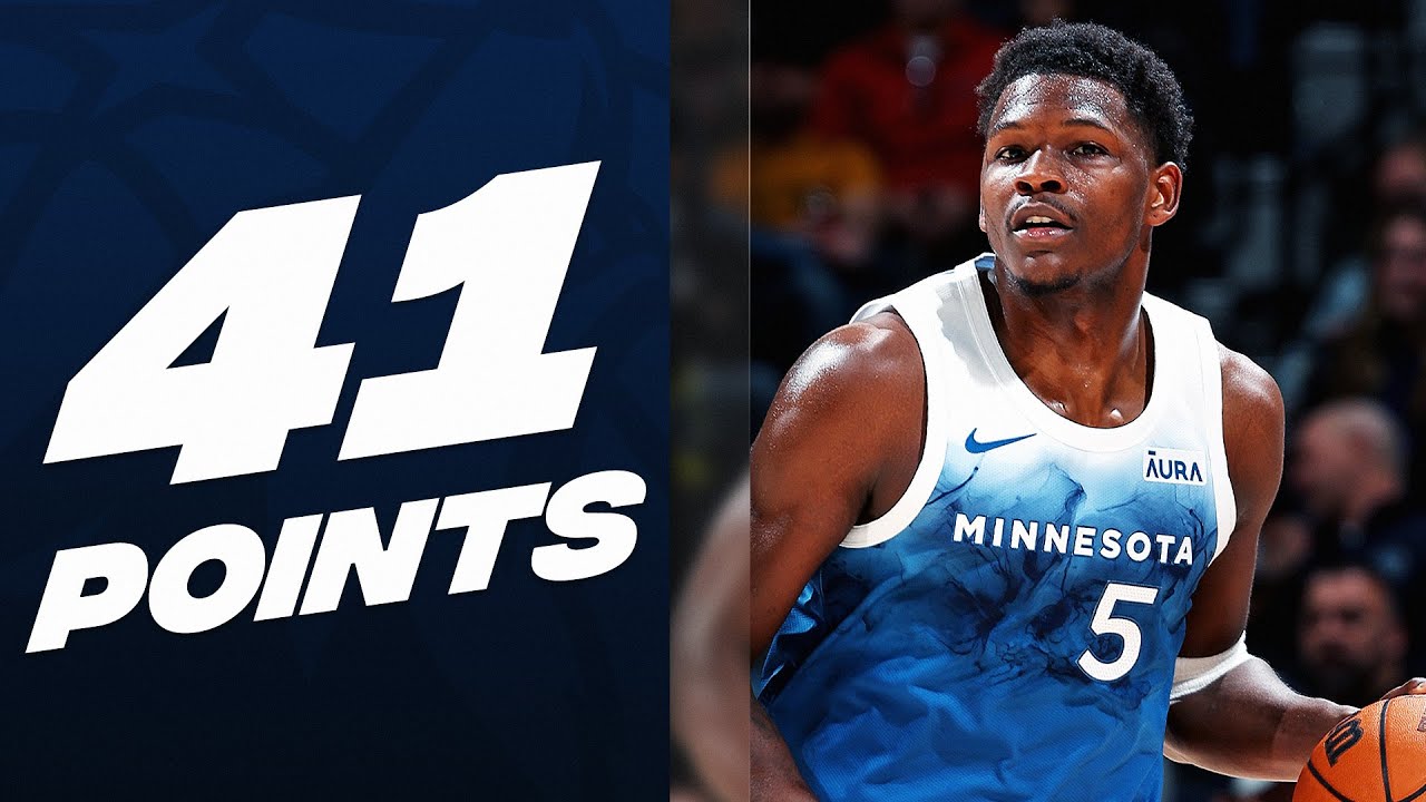 Anthony Edwards (41 PTS) GETS BUCKETS In Timberwolves Win! 🐜 | February 13, 2024