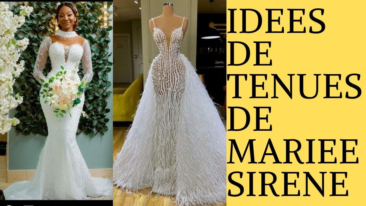 IDEES DE ROBES DE MARIEE SIRENE p2 #weedingdress #shorts #mariagecivil #tendances #mariage