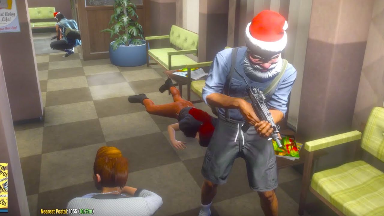 Funny, Idiotic Bank Robbers- GTA 5 Roleplay- SA’F Civ