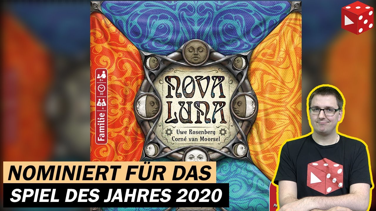 Nova Luna (Uwe Rosenberg, Edition Spielwiese / Pegasus 2020) nominiert zum Spiel des Jahres 2020